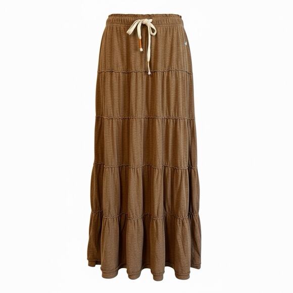 Vintage Y2K American Eagle Tiered Skirt Medium Ruffle Hem Boho Western Cowgirl - Picture 1 of 13